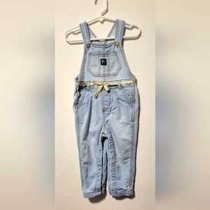 Baby Stretchy Knit Denim Overalls Girls 18m